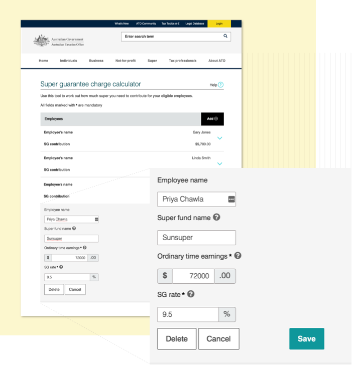 Example of 